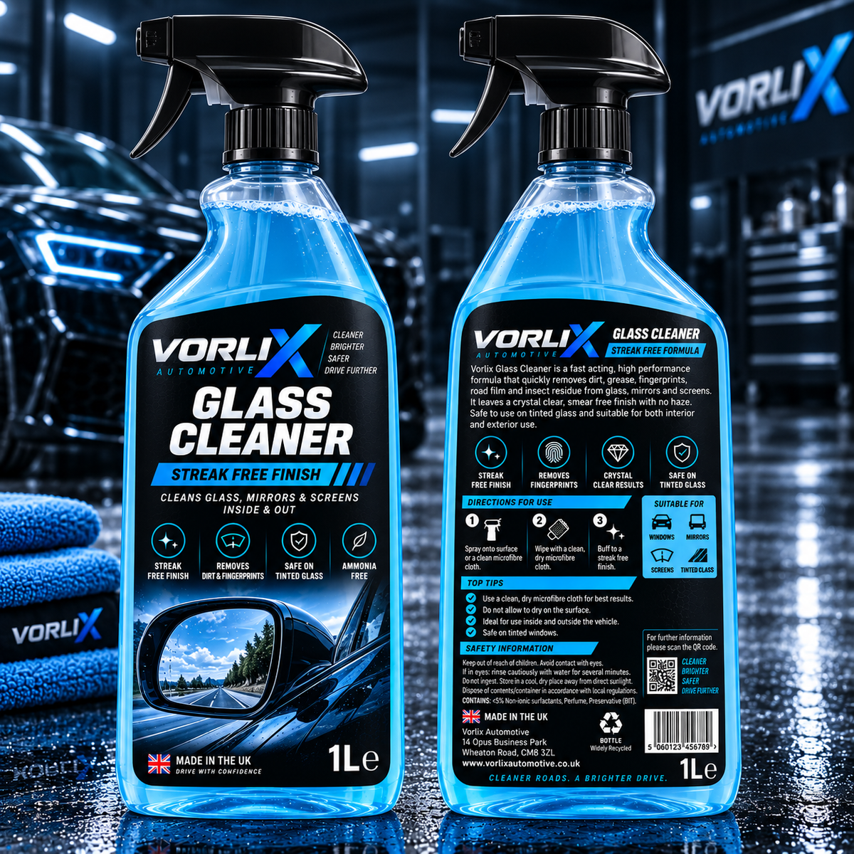 VorliX Automotive Glass Cleaner 1 Litre