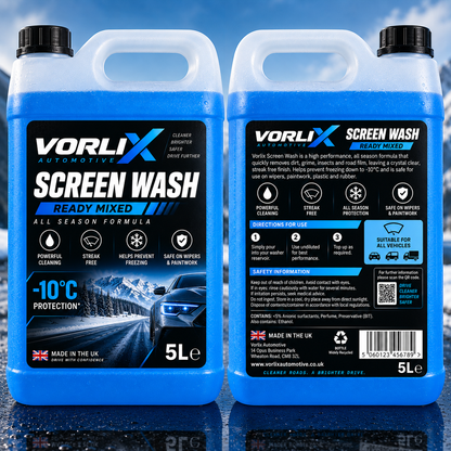 VorliX Automotive Screen Wash 5 Litres